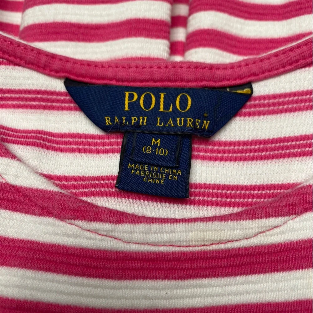 Ralph Lauren Pleated Striped Ponte Dress